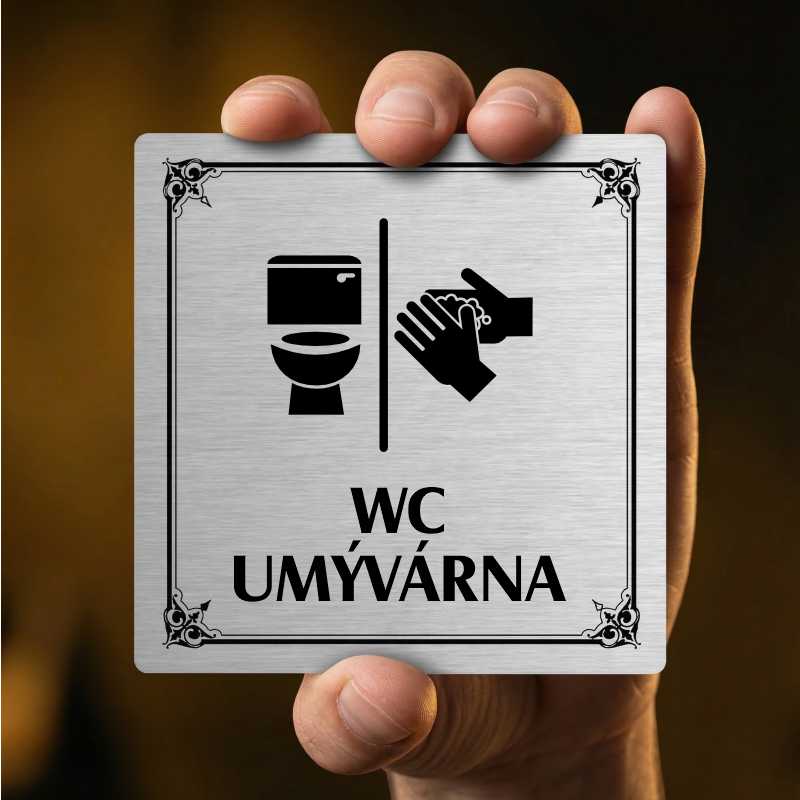 WC, umývárna, 148x148mm, bílá, Kansas